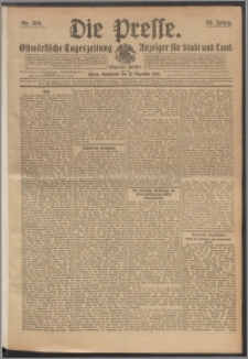 Die Presse 1910, Jg. 28, Nr. 306 Zweites Blatt, Drittes Blatt