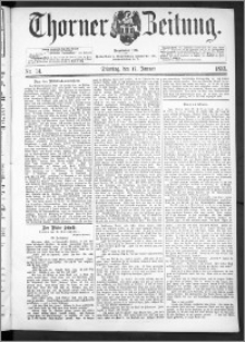 Thorner Zeitung 1893, Nr. 14