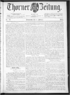 Thorner Zeitung 1893, Nr. 36