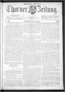 Thorner Zeitung 1893, Nr. 40 Erstes Blatt