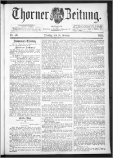Thorner Zeitung 1893, Nr. 50