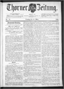 Thorner Zeitung 1893, Nr. 74