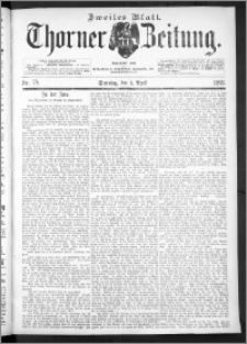 Thorner Zeitung 1893, Nr. 78 Zweites Blatt