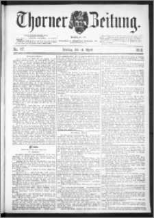 Thorner Zeitung 1893, Nr. 87