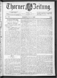 Thorner Zeitung 1893, Nr. 100