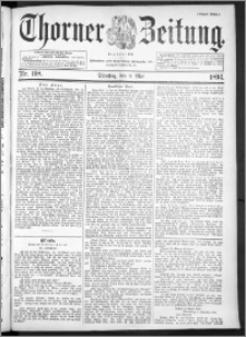 Thorner Zeitung 1893, Nr. 108 Erstes Blatt