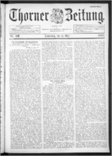 Thorner Zeitung 1893, Nr. 110 Zweites Blatt