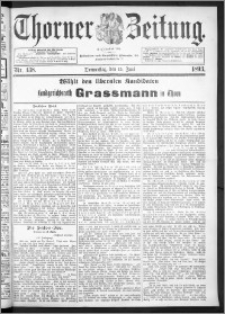 Thorner Zeitung 1893, Nr. 138