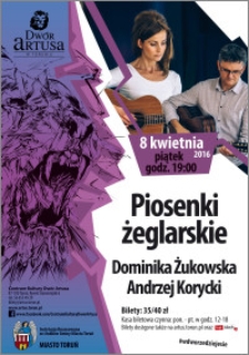 Piosenki żeglarskie : Dominika Żukowska, Andrzej Korycki : 8 kwietnia 2016