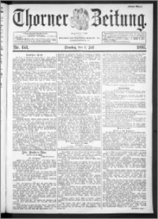 Thorner Zeitung 1893, Nr. 153 Erstes Blatt