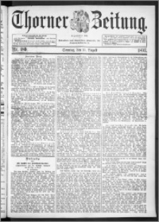 Thorner Zeitung 1893. Nr. 189