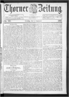 Thorner Zeitung 1893, Nr. 208