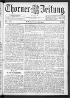 Thorner Zeitung 1893, Nr. 215