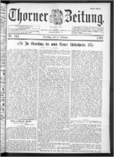 Thorner Zeitung 1893, Nr. 243 Erstes Blatt