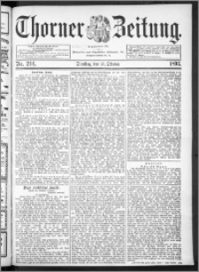 Thorner Zeitung 1893, Nr. 244
