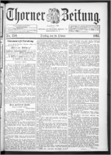 Thorner Zeitung 1893, Nr. 250