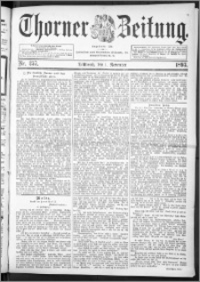 Thorner Zeitung 1893, Nr. 257