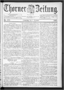 Thorner Zeitung 1893, Nr. 287