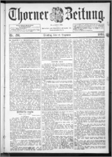 Thorner Zeitung 1893, Nr. 291