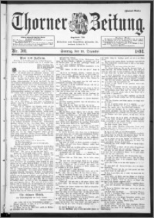 Thorner Zeitung 1893, Nr. 301 Zweites Blatt