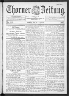 Thorner Zeitung 1893, Nr. 302 Erstes Blatt