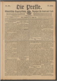 Die Presse 1911, Jg. 29, Nr. 200 Zweites Blatt, Drittes Blatt