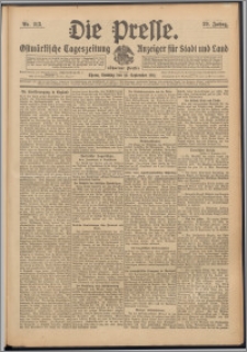 Die Presse 1911, Jg. 29, Nr. 213 Zweites Blatt, Drittes Blatt, Viertes Blatt, Fünftes Blatt
