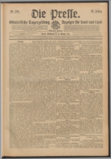 Die Presse 1911, Jg. 29, Nr. 239 Zweites Blatt, Drittes Blatt