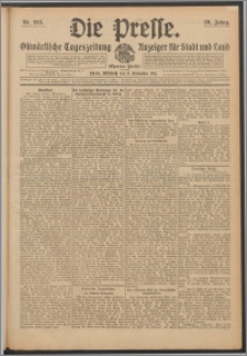 Die Presse 1911, Jg. 29, Nr. 263 Zweites Blatt, Drittes Blatt