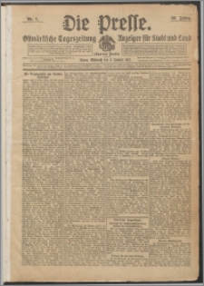 Die Presse 1912, Jg. 30, Nr. 1 Zweites Blatt, Drittes Blatt