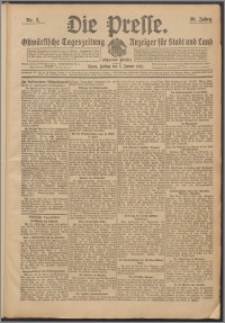Die Presse 1912, Jg. 30, Nr. 3 Zweites Blatt, Drittes Blatt