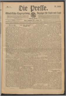 Die Presse 1912, Jg. 30, Nr. 4 Zweites Blatt, Drittes Blatt