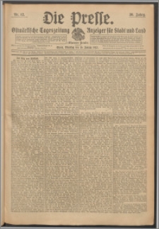 Die Presse 1912, Jg. 30, Nr. 12 Zweites Blatt, Drittes Blatt