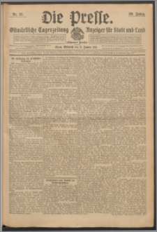 Die Presse 1912, Jg. 30, Nr. 13 Zweites Blatt, Drittes Blatt