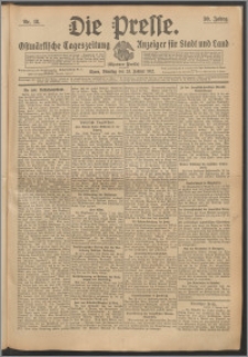 Die Presse 1912, Jg. 30, Nr. 18 Zweites Blatt, Drittes Blatt