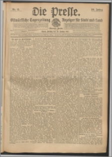 Die Presse 1912, Jg. 30, Nr. 21 Zweites Blatt, Drittes Blatt
