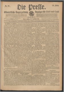 Die Presse 1912, Jg. 30, Nr. 33 Zweites Blatt, Drittes Blatt