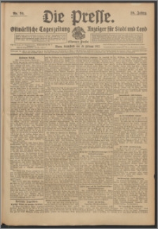 Die Presse 1912, Jg. 30, Nr. 34 Zweites Blatt, Drittes Blatt