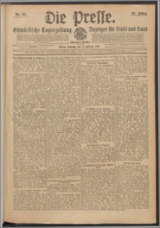 Die Presse 1912, Jg. 30, Nr. 35 Zweites Blatt, Drittes Blatt, Viertes Blatt
