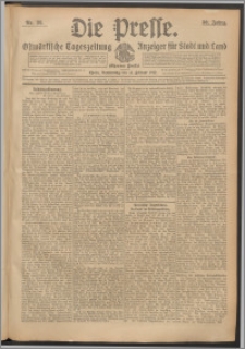 Die Presse 1912, Jg. 30, Nr. 38 Zweites Blatt, Drittes Blatt