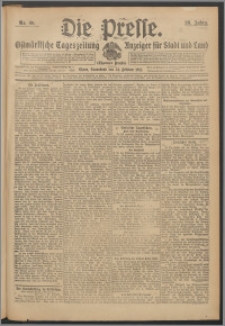 Die Presse 1912, Jg. 30, Nr. 46 Zweites Blatt, Drittes Blatt