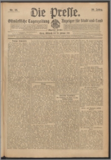 Die Presse 1912, Jg. 30, Nr. 49 Zweites Blatt, Drittes Blatt