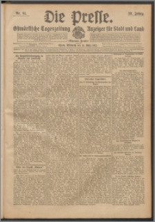 Die Presse 1912, Jg. 30, Nr. 61 Zweites Blatt, Drittes Blatt