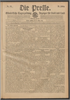 Die Presse 1912, Jg. 30, Nr. 63 Zweites Blatt, Drittes Blatt