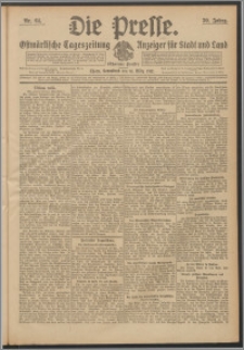 Die Presse 1912, Jg. 30, Nr. 64 Zweites Blatt, Drittes Blatt
