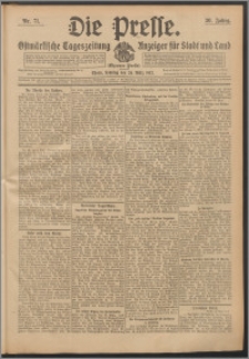 Die Presse 1912, Jg. 30, Nr. 71 Zweites Blatt, Drittes Blatt, Viertes Blatt