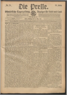 Die Presse 1912, Jg. 30, Nr. 72 Zweites Blatt, Drittes Blatt