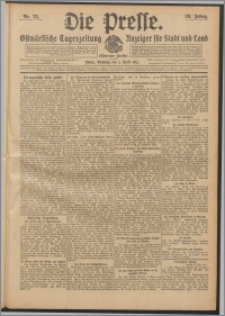 Die Presse 1912, Jg. 30, Nr. 78 Zweites Blatt, Drittes Blatt, Viertes Blatt