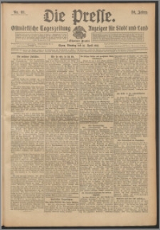 Die Presse 1912, Jg. 30, Nr. 88 Zweites Blatt, Drittes Blatt, Viertes Blatt