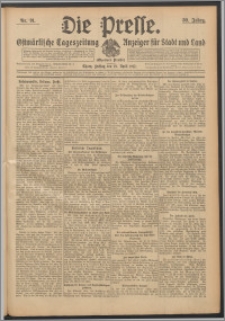 Die Presse 1912, Jg. 30, Nr. 91 Zweites Blatt, Drittes Blatt